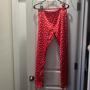 Heart tights with lined on the inside. Size Medium